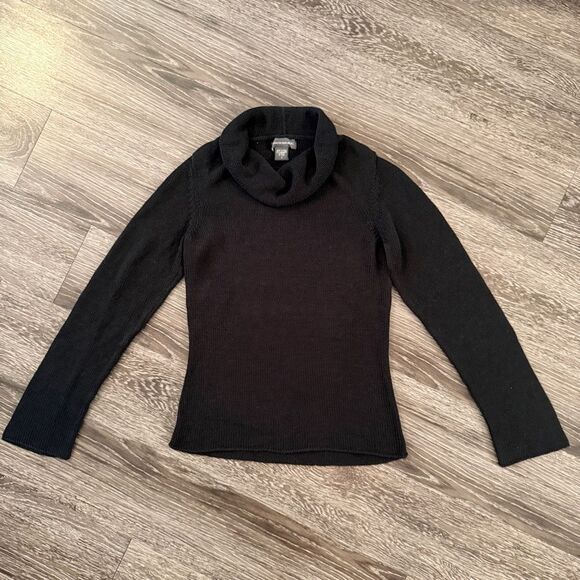 Banana Republic Sweaters - Banana Republic Black Cowl Neck Sweater